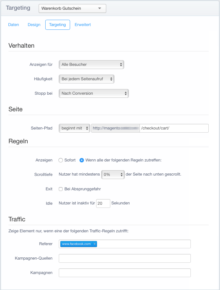 Targeting Editor