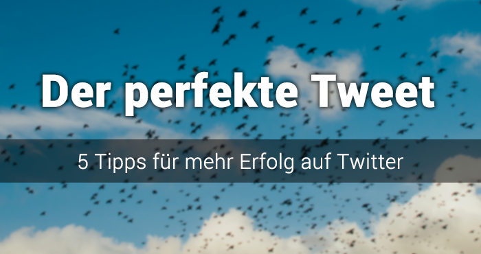 5 Tipps für den perfekten Tweet