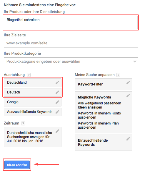 keyword-planner-formular